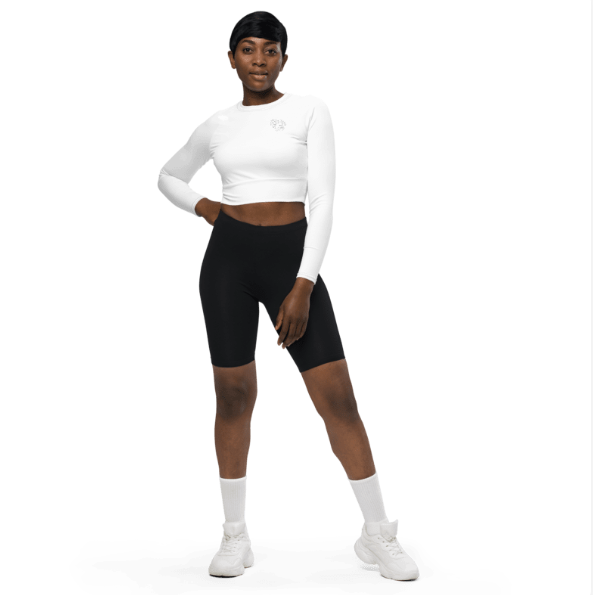 3:33AM KLUB SUN/MOON Recycled long-sleeve crop top