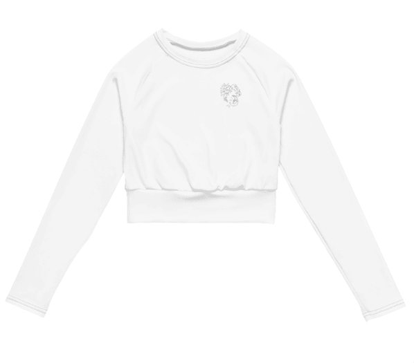 3:33AM KLUB SUN/MOON Recycled long-sleeve crop top